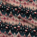 Peppermint Pines Pattern 14 Minky Fabric — plush minky folded close-up preview (mv-minky-v1:lying)