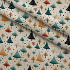 Peppermint Pines Pattern 2 Minky Fabric — plush minky folded close-up preview (mv-minky-v1:lying)