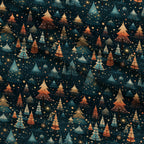 Peppermint Pines Pattern 3 Minky Fabric — plush minky folded close-up preview (mv-minky-v1:lying)