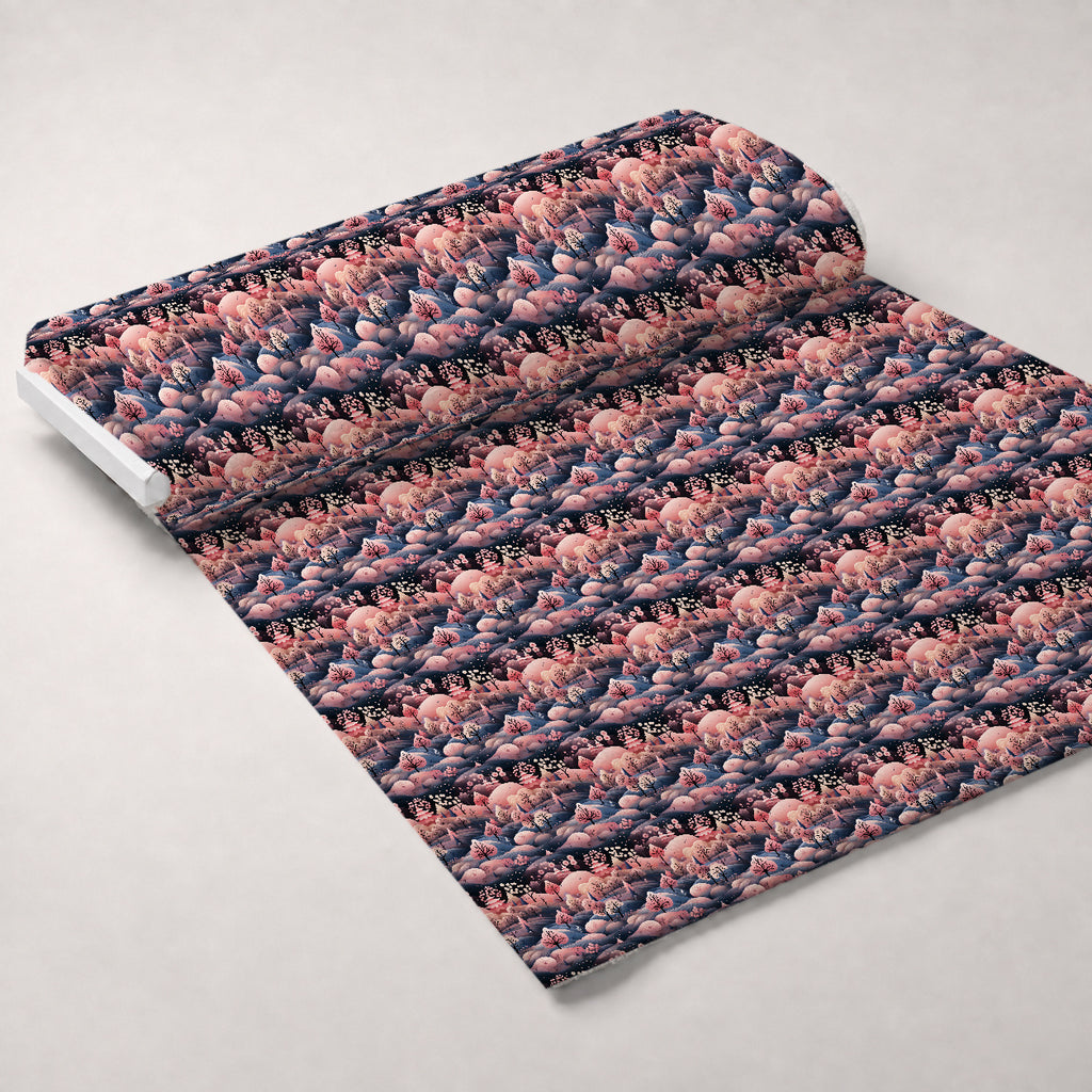 Peppermint Pines Pattern 6 Minky Fabric — plush minky unrolled bolt preview (mv-minky-v1:bolt)