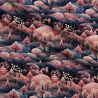Peppermint Pines Pattern 6 Minky Fabric — plush minky folded close-up preview (mv-minky-v1:lying)
