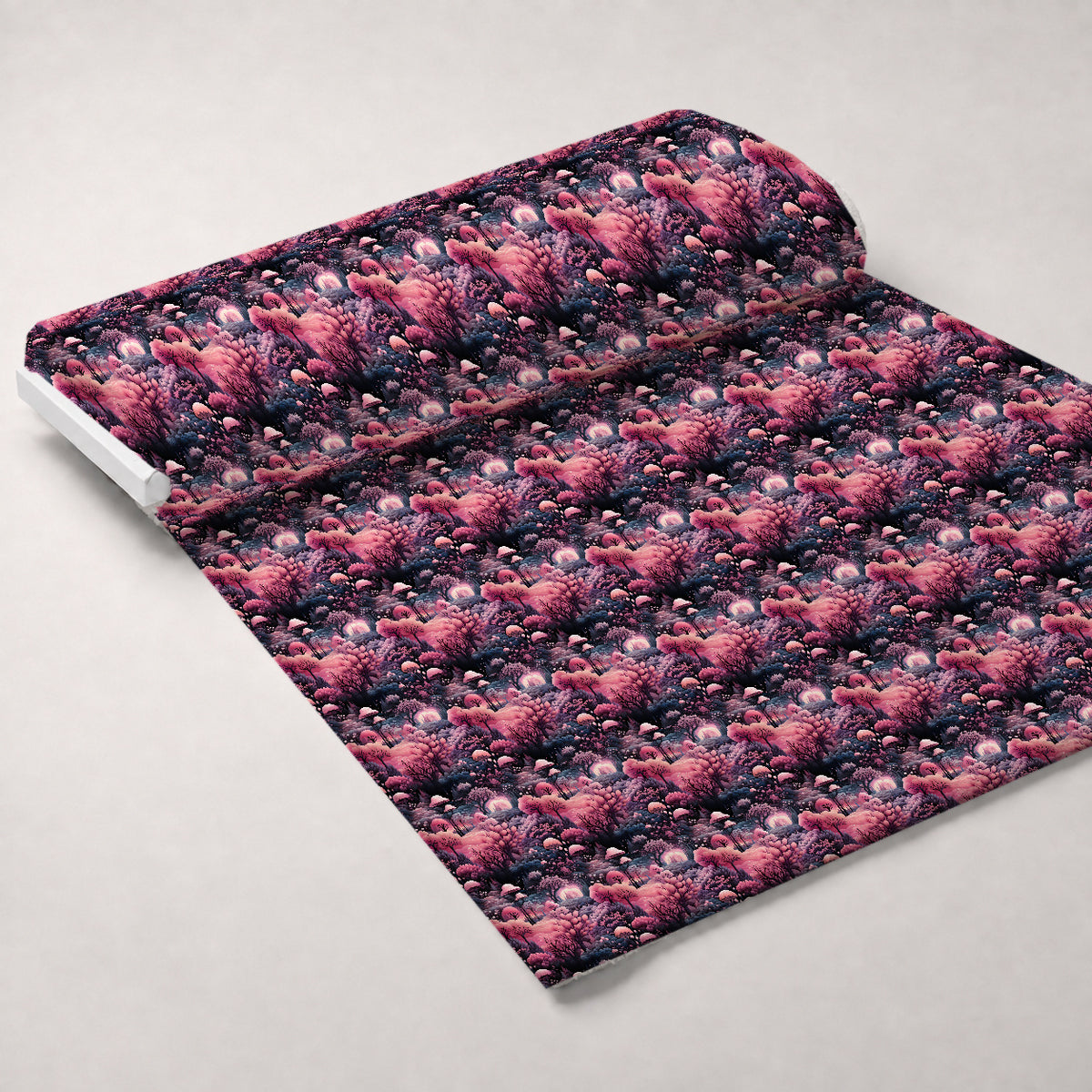 Peppermint Pines Pattern 7 Minky Fabric — plush minky unrolled bolt preview (mv-minky-v1:bolt)