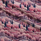 Peppermint Pines Pattern 9 Minky Fabric — plush minky folded close-up preview (mv-minky-v1:lying)