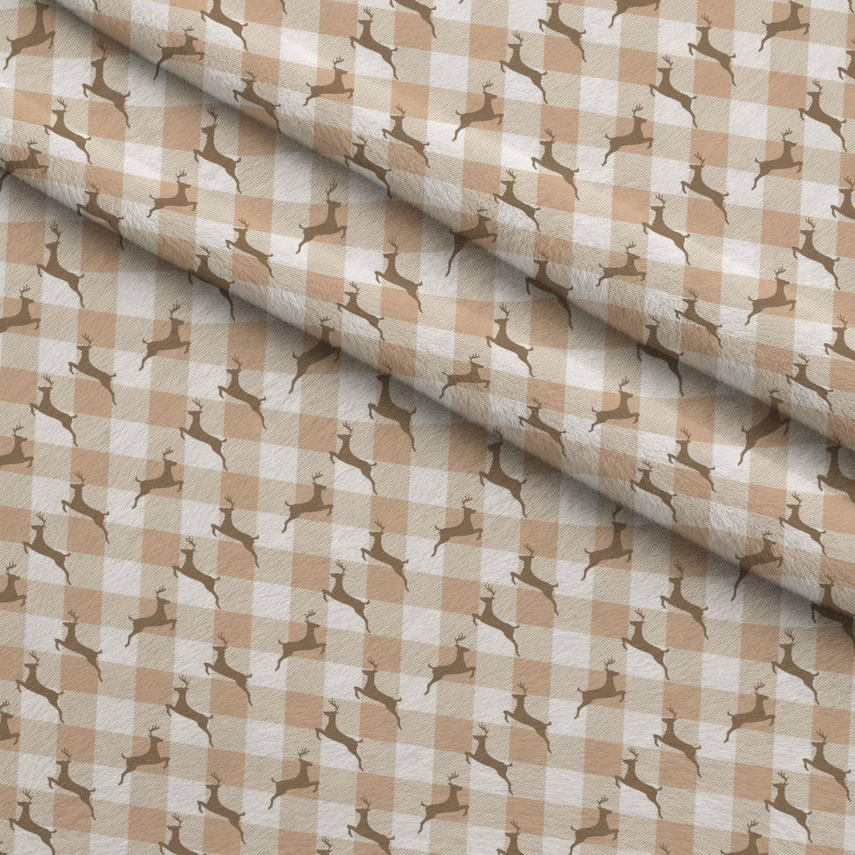 Peppermint Snowfall Pattern 13 Minky Fabric — plush minky folded close-up preview (mv-minky-v1:lying)