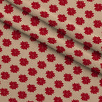 Peppermint Snowfall Pattern 15 Minky Fabric — plush minky folded close-up preview (mv-minky-v1:lying)