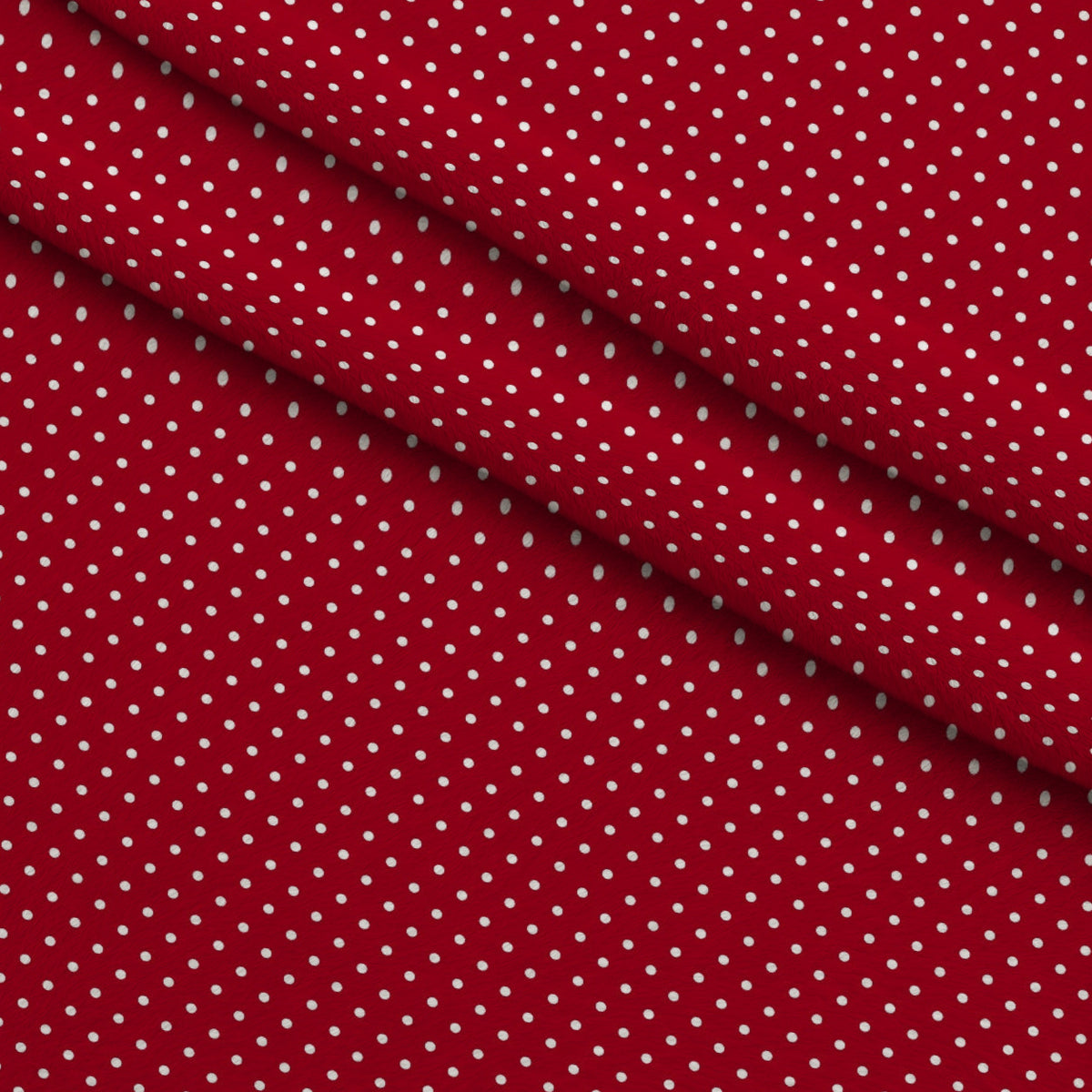 Peppermint Snowfall Pattern 22 Minky Fabric — plush minky folded close-up preview (mv-minky-v1:lying)