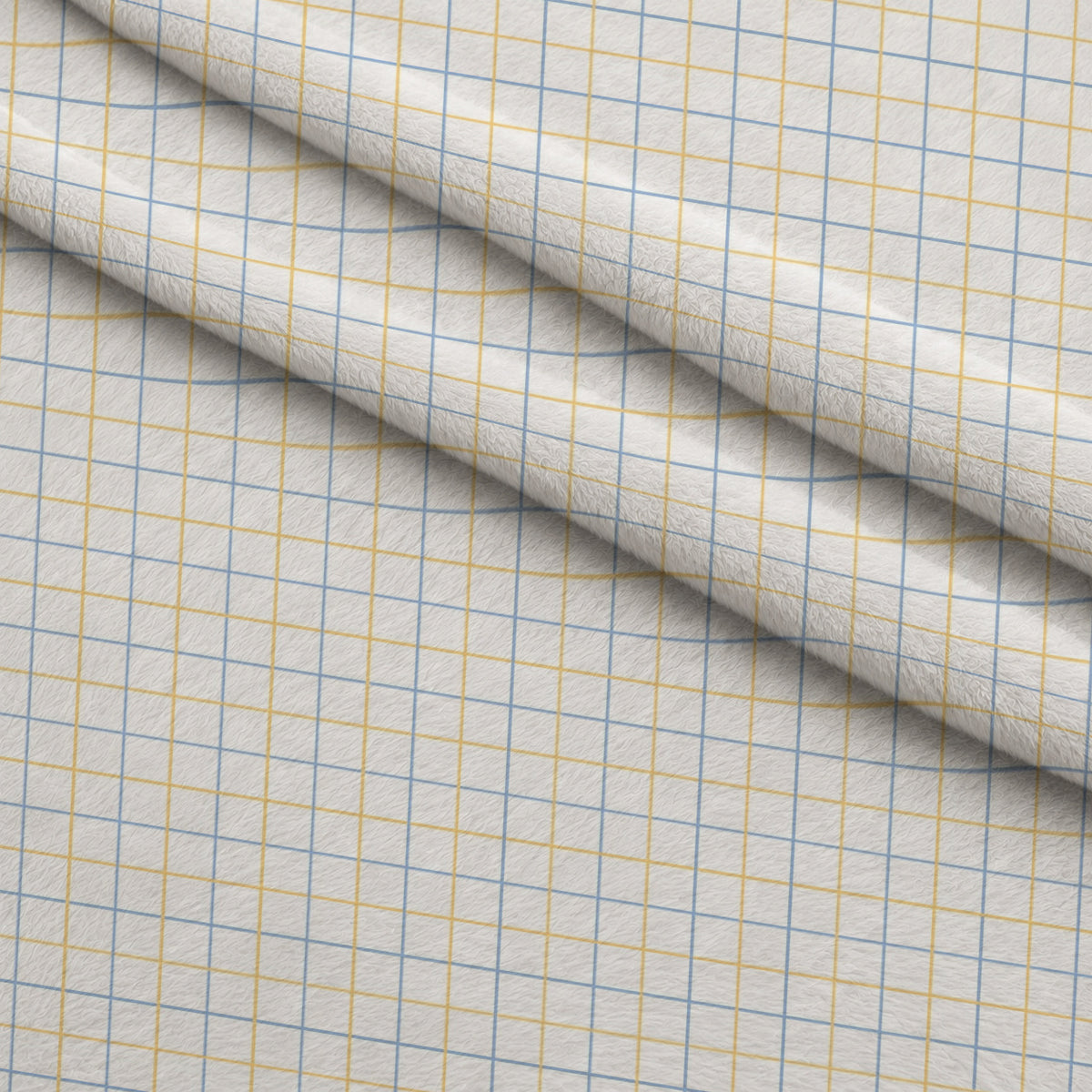 Periwinkle Dreams Gingham Minky Fabric — plush minky folded close-up preview (mv-minky-v1:lying)