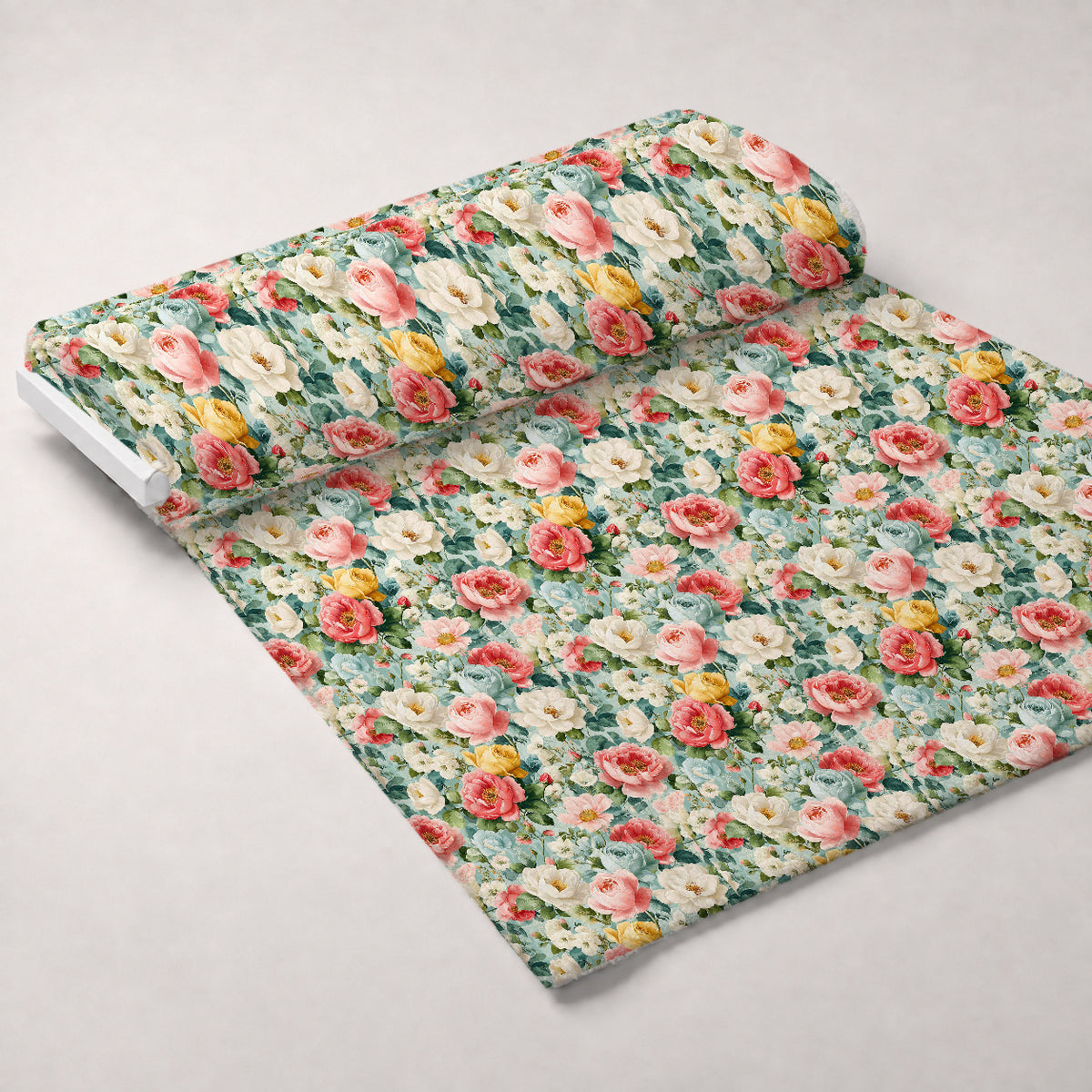 Petal Serenade Pattern 8 Minky Fabric — plush minky unrolled bolt preview (mv-minky-v1:bolt)