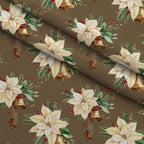 Pinewood Snowfall Pattern 14 Minky Fabric — plush minky folded close-up preview (mv-minky-v1:lying)