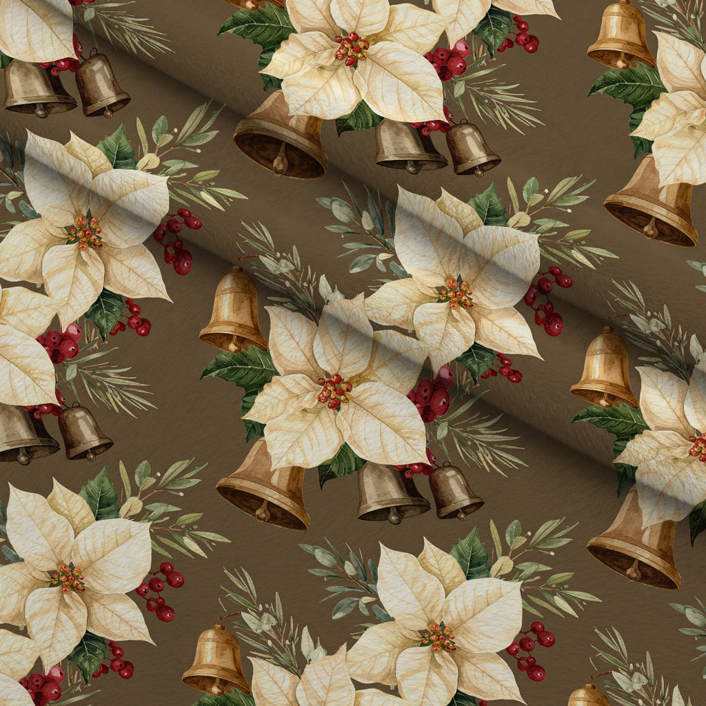 Pinewood Snowfall Pattern 15 Minky Fabric — plush minky folded close-up preview (mv-minky-v1:lying)
