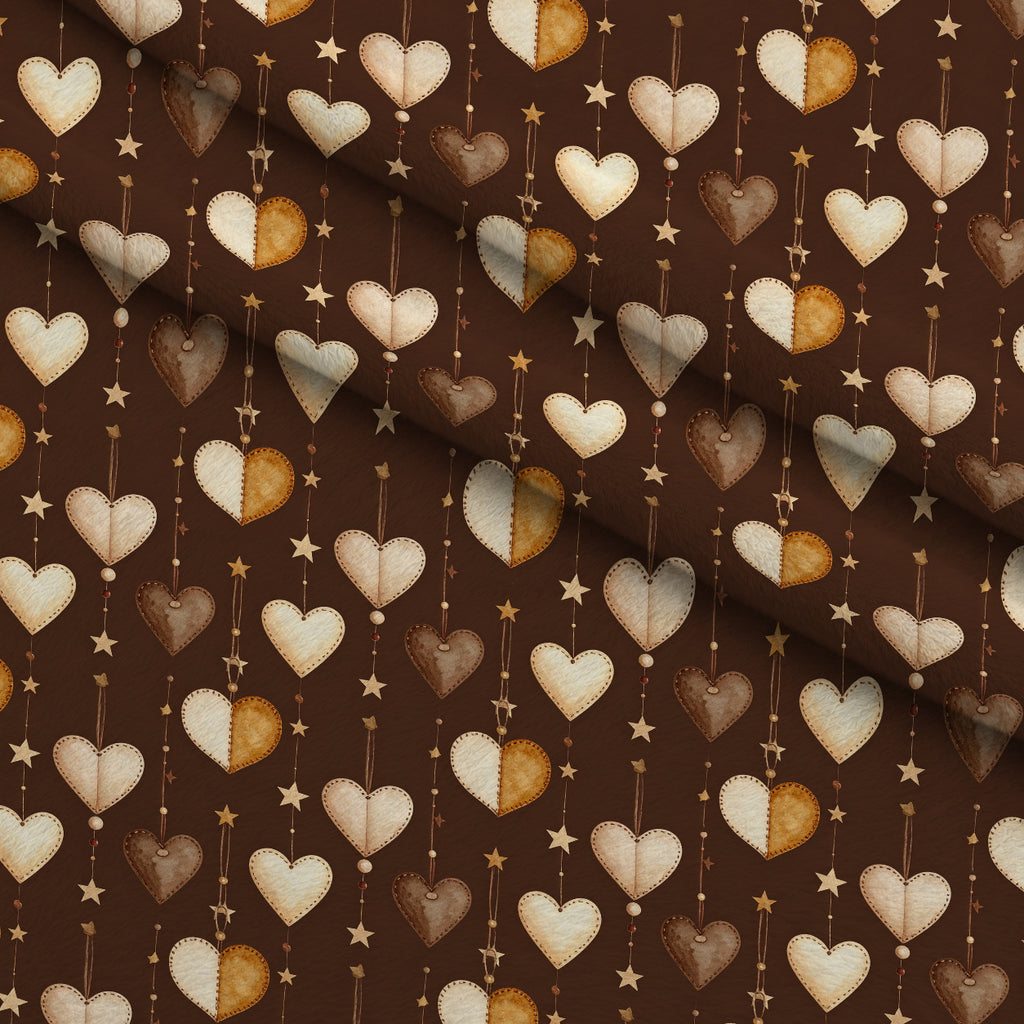 Pinewood Snowfall Pattern 19 Minky Fabric — plush minky folded close-up preview (mv-minky-v1:lying)