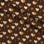 Pinewood Snowfall Pattern 19 Minky Fabric — plush minky folded close-up preview (mv-minky-v1:lying)