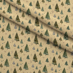 Pinewood Snowfall Pattern 22 Minky Fabric — plush minky folded close-up preview (mv-minky-v1:lying)