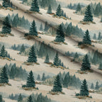 Pinewood Snowfall Pattern 26 Minky Fabric — plush minky folded close-up preview (mv-minky-v1:lying)