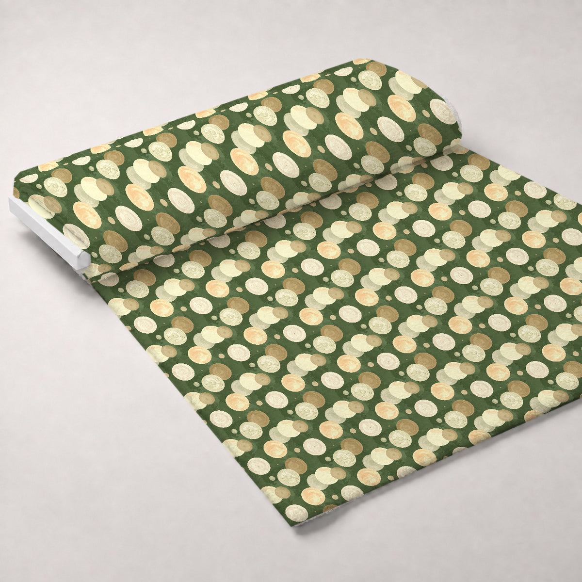 Pinewood Snowfall Pattern 6 Minky Fabric — plush minky unrolled bolt preview (mv-minky-v1:bolt)