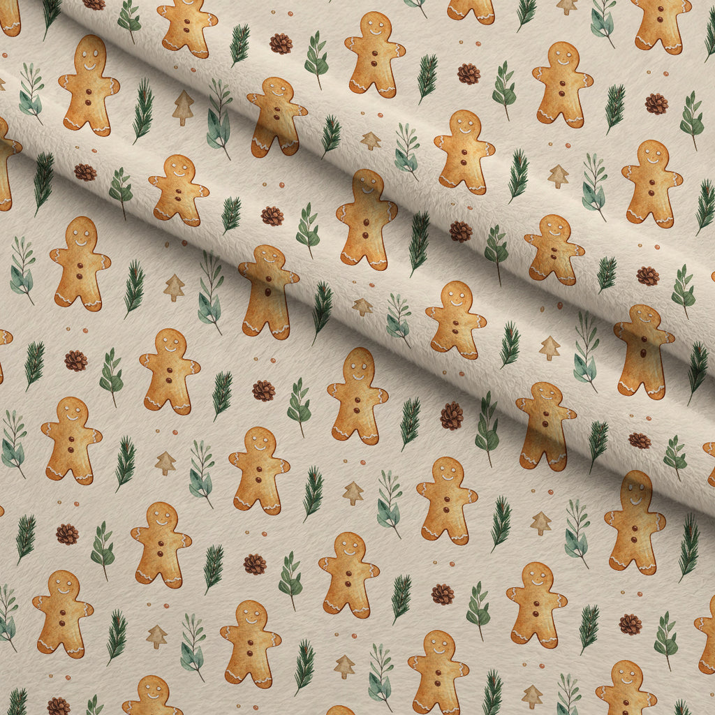 Pinewood Snowfall Pattern 8 Minky Fabric — plush minky folded close-up preview (mv-minky-v1:lying)