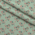Pink Peppermint Noel Pattern 19 Minky Fabric — plush minky folded close-up preview (mv-minky-v1:lying)
