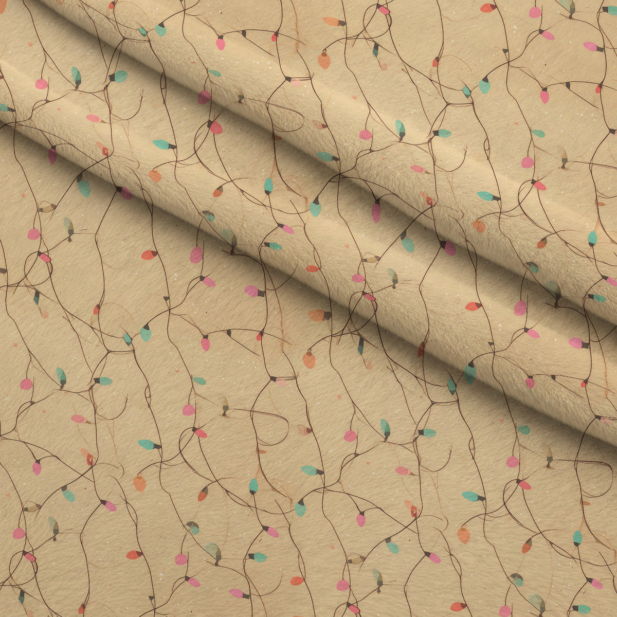 Pink Peppermint Noel Pattern 23 Minky Fabric — plush minky folded close-up preview (mv-minky-v1:lying)