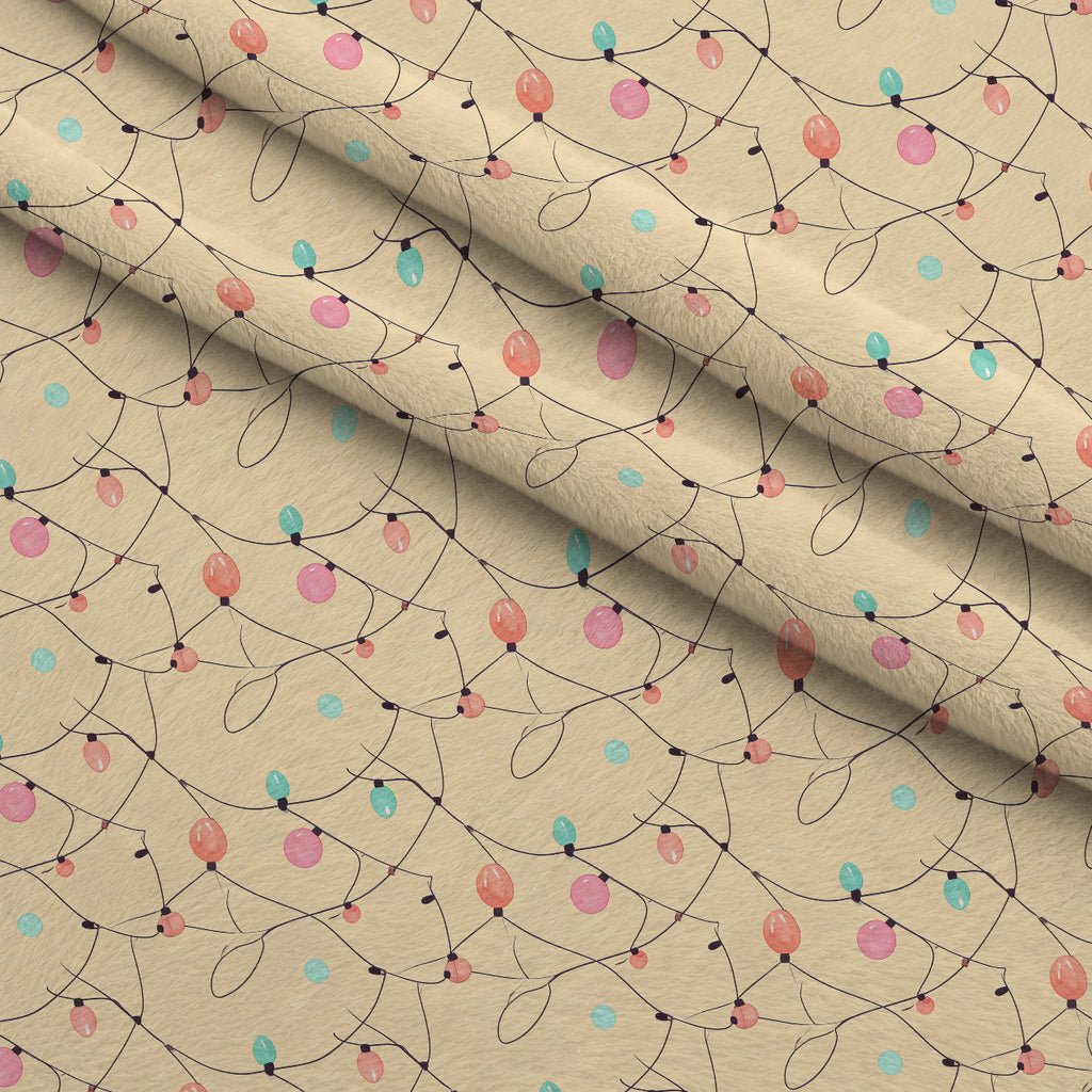 Pink Peppermint Noel Pattern 24 Minky Fabric — plush minky folded close-up preview (mv-minky-v1:lying)