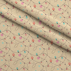 Pink Peppermint Noel Pattern 24 Minky Fabric — plush minky folded close-up preview (mv-minky-v1:lying)