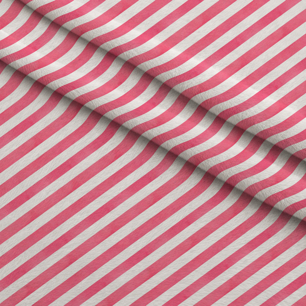 Pink Peppermint Noel Pattern 5 Minky Fabric — plush minky folded close-up preview (mv-minky-v1:lying)