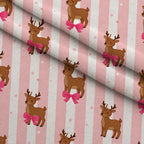 Pink Peppermint Parade Pattern 13 Minky Fabric — plush minky folded close-up preview (mv-minky-v1:lying)