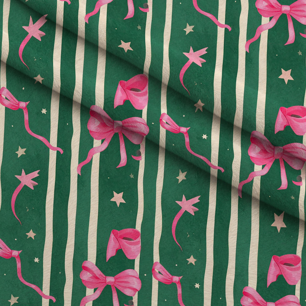 Pink Peppermint Parade Pattern 14 Minky Fabric — plush minky folded close-up preview (mv-minky-v1:lying)