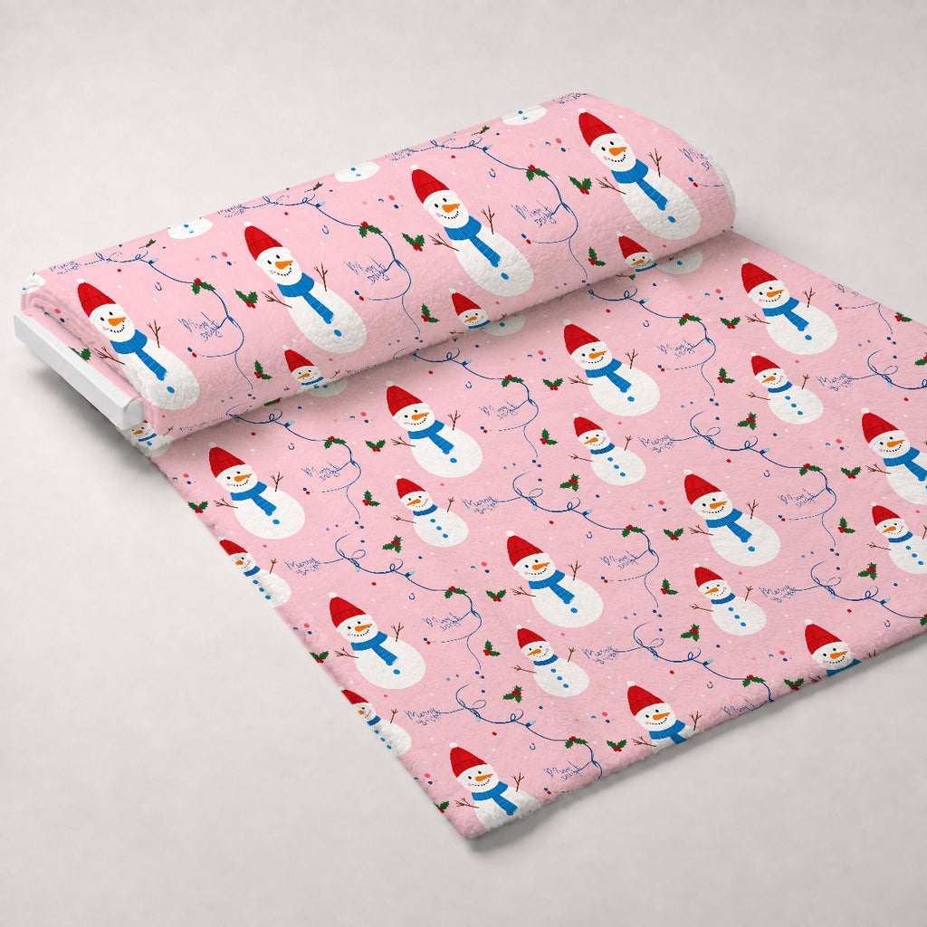 Pink Peppermint Parade Pattern 17 Minky Fabric — plush minky unrolled bolt preview (mv-minky-v1:bolt)