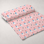 Pink Peppermint Parade Pattern 18 Minky Fabric — plush minky unrolled bolt preview (mv-minky-v1:bolt)