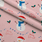 Pink Peppermint Parade Pattern 18 Minky Fabric — plush minky folded close-up preview (mv-minky-v1:lying)