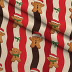 Pink Peppermint Parade Pattern 21 Minky Fabric — plush minky folded close-up preview (mv-minky-v1:lying)