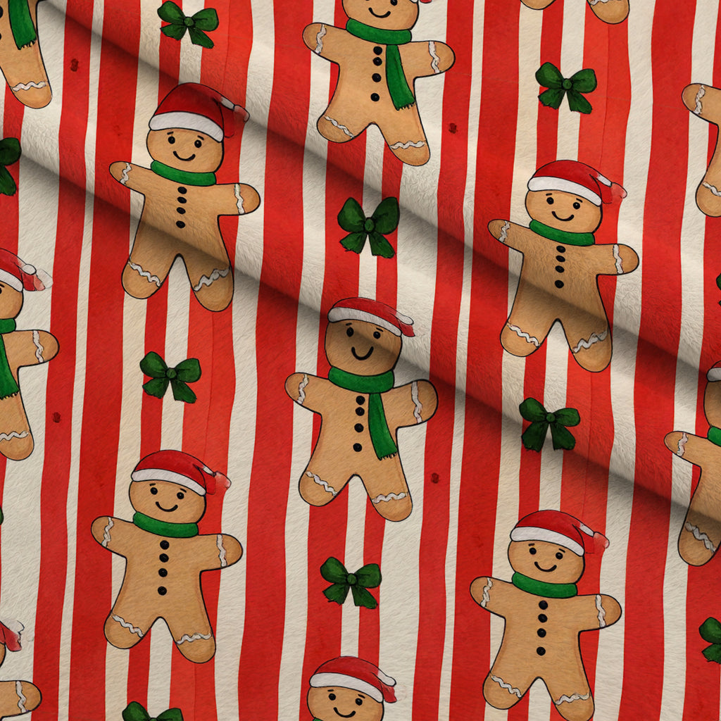 Pink Peppermint Parade Pattern 22 Minky Fabric — plush minky folded close-up preview (mv-minky-v1:lying)