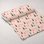 Pink Peppermint Parade Pattern 23 Minky Fabric — plush minky unrolled bolt preview (mv-minky-v1:bolt)