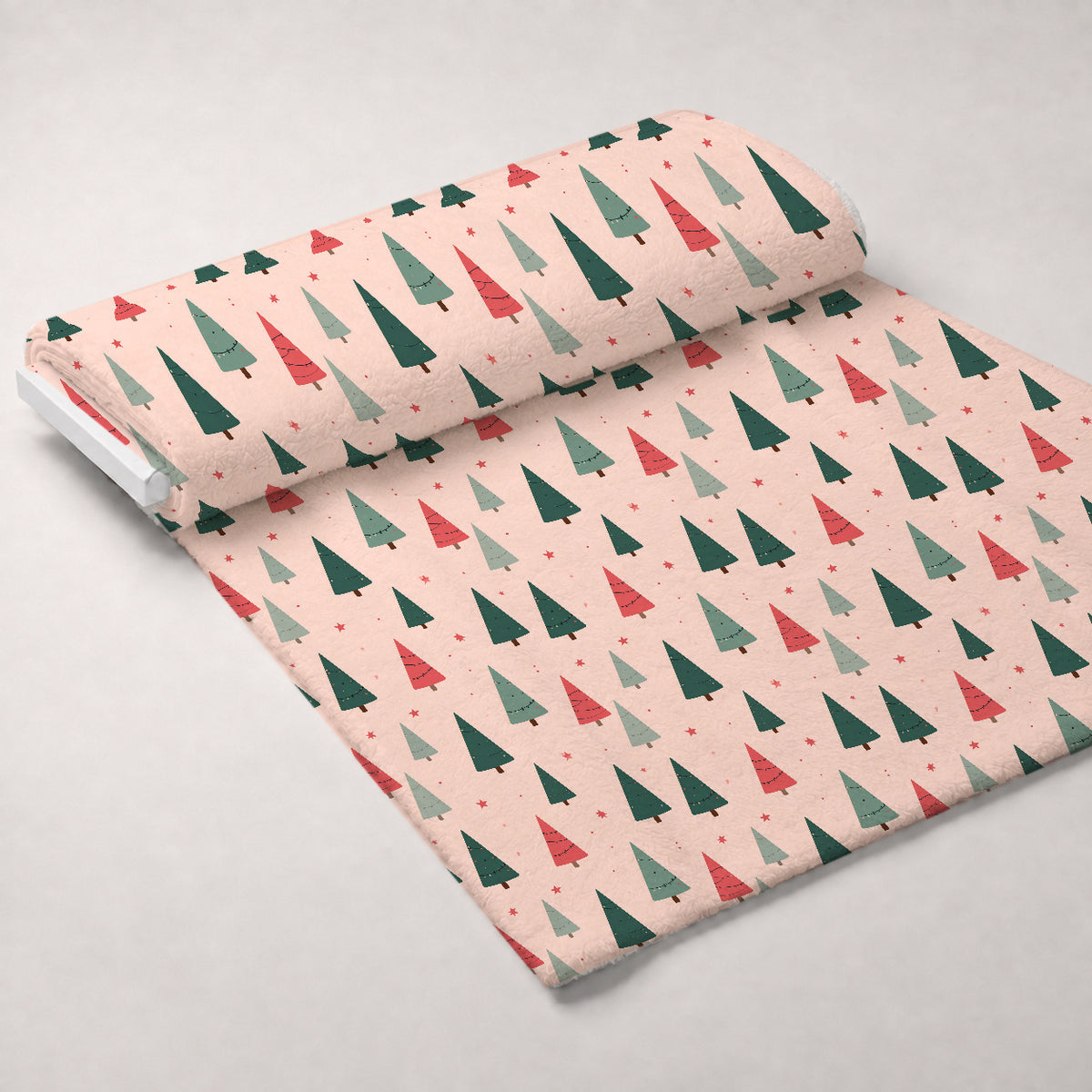 Pink Peppermint Parade Pattern 24 Minky Fabric — plush minky unrolled bolt preview (mv-minky-v1:bolt)