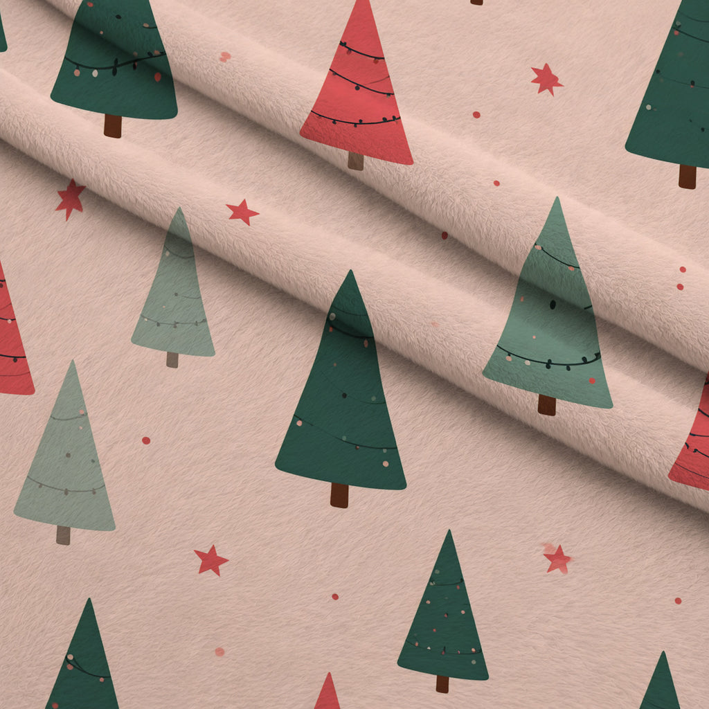 Pink Peppermint Parade Pattern 24 Minky Fabric — plush minky folded close-up preview (mv-minky-v1:lying)