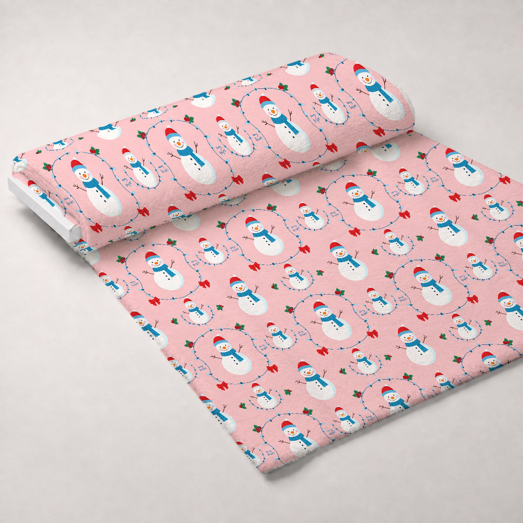 Pink Peppermint Parade Pattern 25 Minky Fabric — plush minky unrolled bolt preview (mv-minky-v1:bolt)