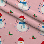Pink Peppermint Parade Pattern 26 Minky Fabric — plush minky folded close-up preview (mv-minky-v1:lying)