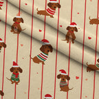 Pink Peppermint Parade Pattern 5 Minky Fabric — plush minky folded close-up preview (mv-minky-v1:lying)