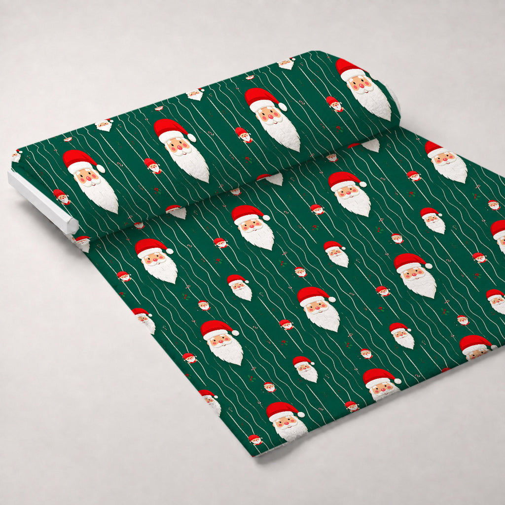 Pink Peppermint Parade Pattern 7 Minky Fabric — plush minky unrolled bolt preview (mv-minky-v1:bolt)