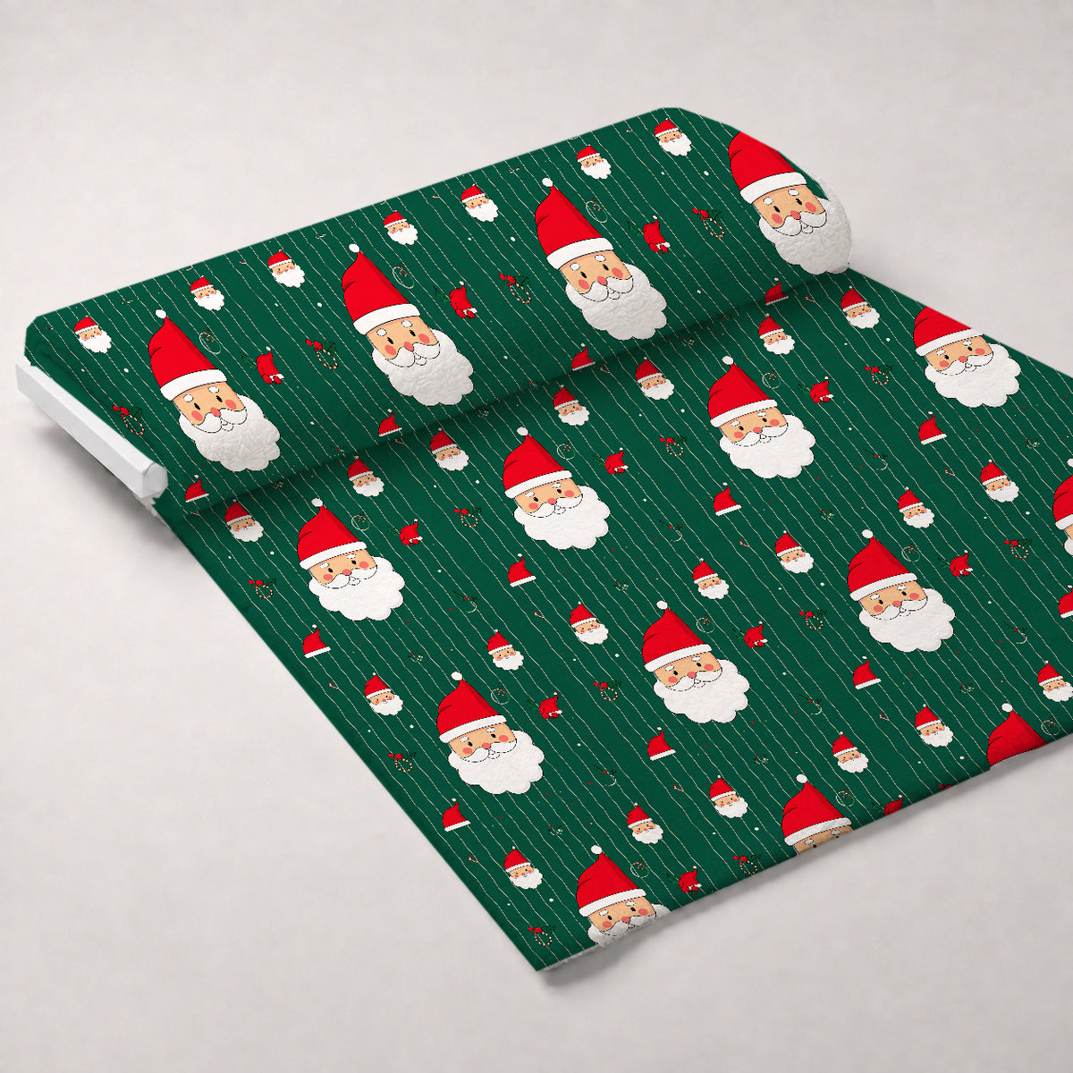 Pink Peppermint Parade Pattern 8 Minky Fabric — plush minky unrolled bolt preview (mv-minky-v1:bolt)