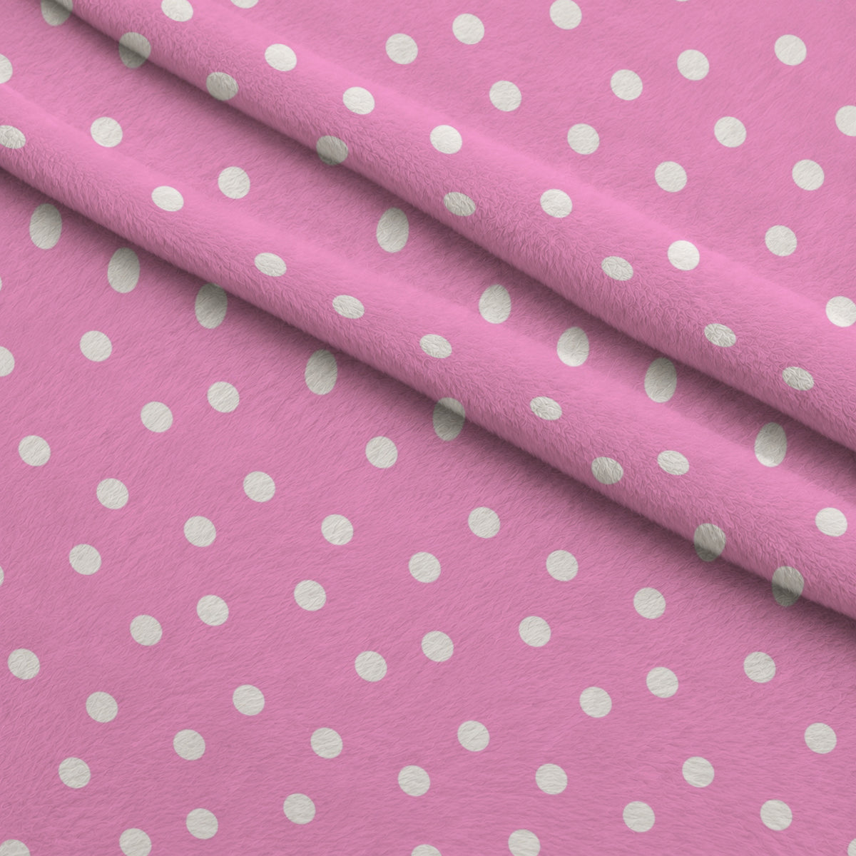 Pink Ribbon Love Pattern 2 Minky Fabric — plush minky folded close-up preview (mv-minky-v1:lying)