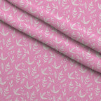 Pink Ribbon Love Pattern 9 Minky Fabric — plush minky folded close-up preview (mv-minky-v1:lying)