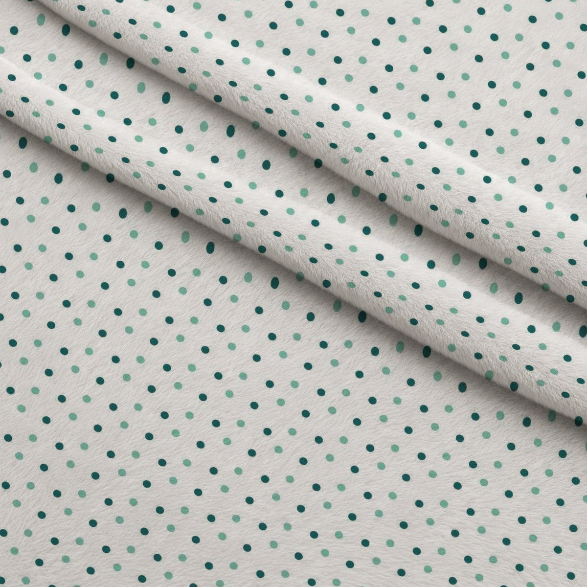 Polka Dots Multicolor Minky Fabric — plush minky folded close-up preview (mv-minky-v1:lying)