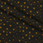 Pollen Parade Pattern 27 Minky Fabric — plush minky folded close-up preview (mv-minky-v1:lying)