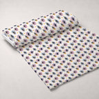 Pollen Parade Pattern 38 Minky Fabric — plush minky unrolled bolt preview (mv-minky-v1:bolt)