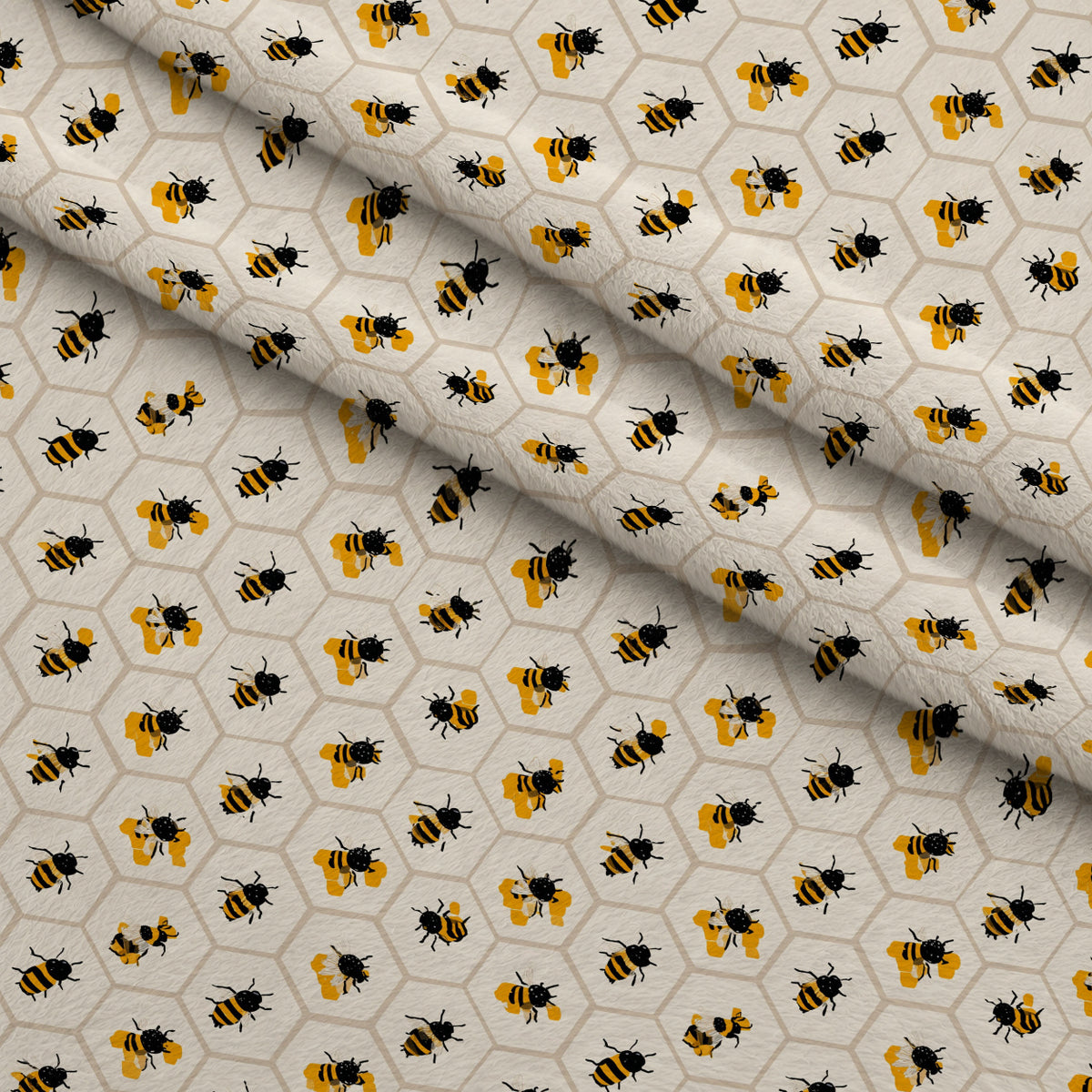 Pollen Parade Pattern 39 Minky Fabric — plush minky folded close-up preview (mv-minky-v1:lying)