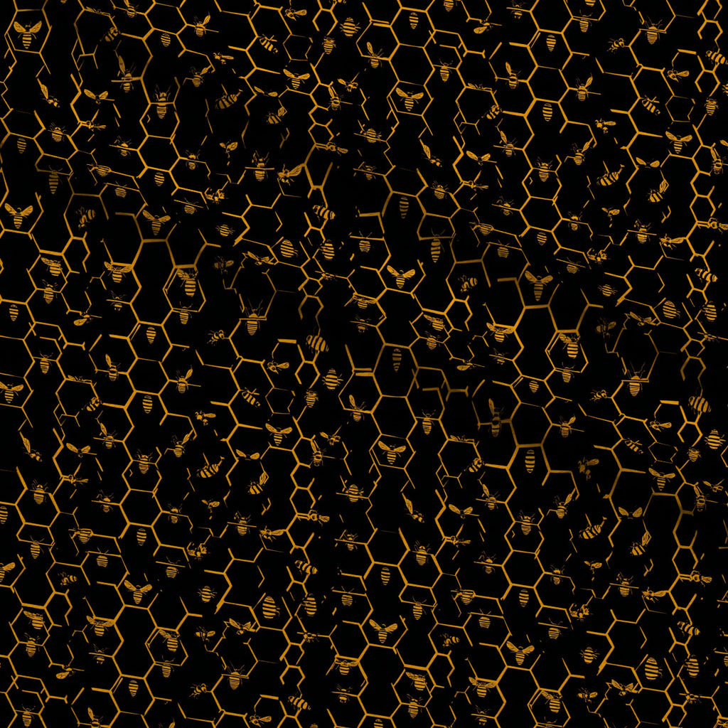 Pollen Parade Pattern 40 Minky Fabric — plush minky folded close-up preview (mv-minky-v1:lying)