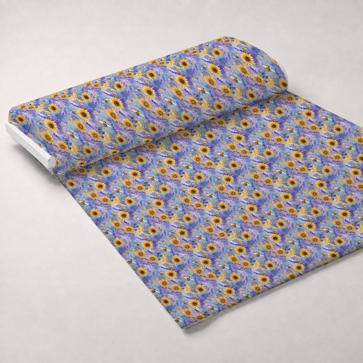 Pollen Parade Pattern 41 Minky Fabric — plush minky unrolled bolt preview (mv-minky-v1:bolt)