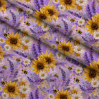 Pollen Parade Pattern 43 Minky Fabric — plush minky folded close-up preview (mv-minky-v1:lying)