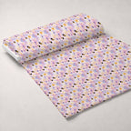 Pollen Parade Pattern 47 Minky Fabric — plush minky unrolled bolt preview (mv-minky-v1:bolt)